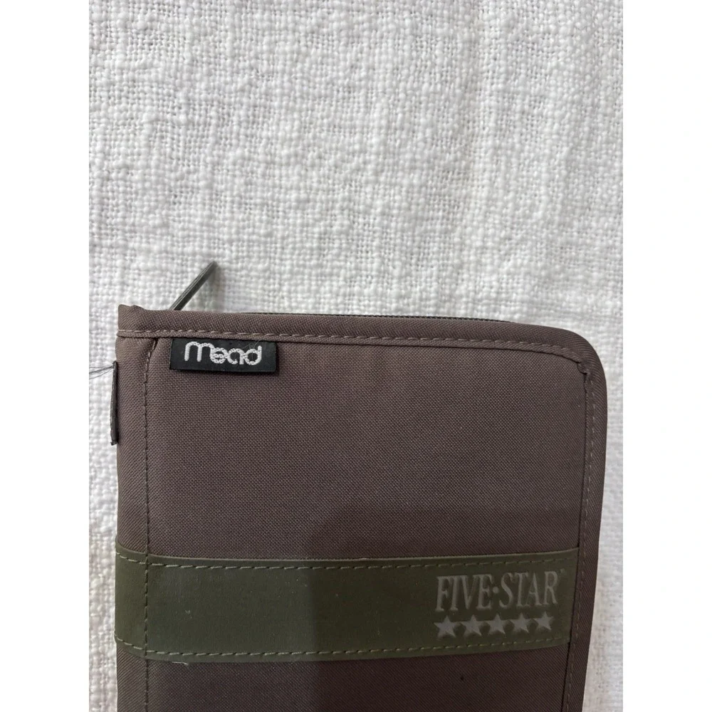 Vintage Mead Five Star Mini Fat Little Day Planner 1996‎ Olive Green EUC!